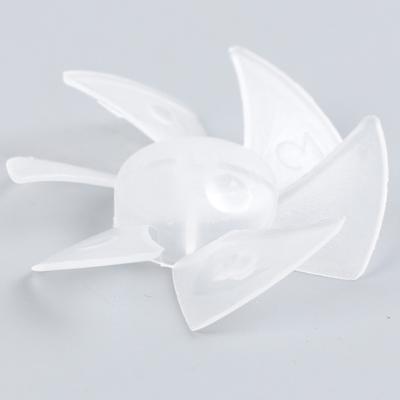 1 db kis teljesítményű mini műanyag ventilátorlapát 6 levél a hajszárító motorjához