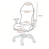 Elastic Cover For Gaming Chair Velvet Brown Gaming Chair