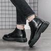 Platform Male Shoes British Style Trendy  Men's Boots Casual Classic Offer Original Deals Low Price High Quality Y2k New