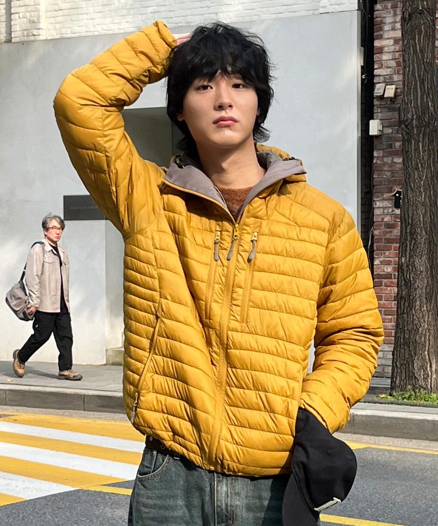 Leire Essential Hooded Light Padded Jacket [Mustard]