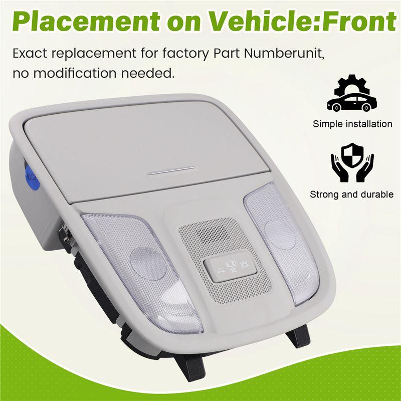 Classy-92810-D6100 Car Roof Reading Light Glasses Case Assembly (Without Sunroof Switch) For Kia Optima 2016-2020