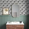 Kitchen Oil-Proof Sticker Simulation Marble Crystal Floor Wallpaper Bathroom Renovation Old House Renovation Self-Adhesive Tile Sticker