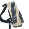 GUCCI 429020 GG Supreme bag logo Backpack Beige/Black