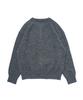 Analog Mood (Unisex) Wool Blend Round Knit Cardigan (Charcoal)