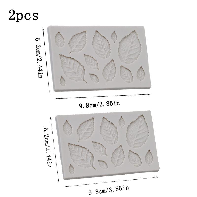 Různé listy Geometrická silikonová krajková forma na dort Silikonové formy na fondán Dekorace okraje dortu Krajková forma kuchyňský Pečicí nástroj