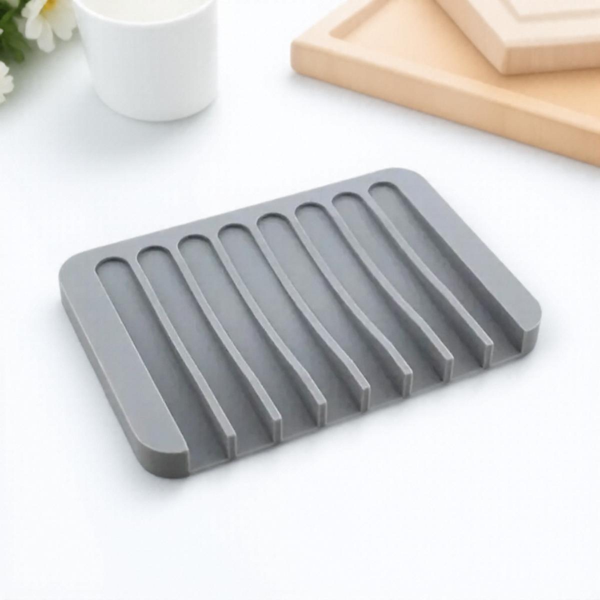 

1 шт. Мыльница для душа, самодренажная, водопад, противоскользящая конструкция, держатель для мыла, экономящий мыло, для душа, ванной комнаты, кухни, столешницы у раковины