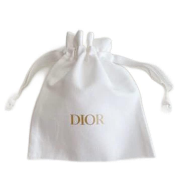 Dior Drawstring Pouch 1 piece (White)