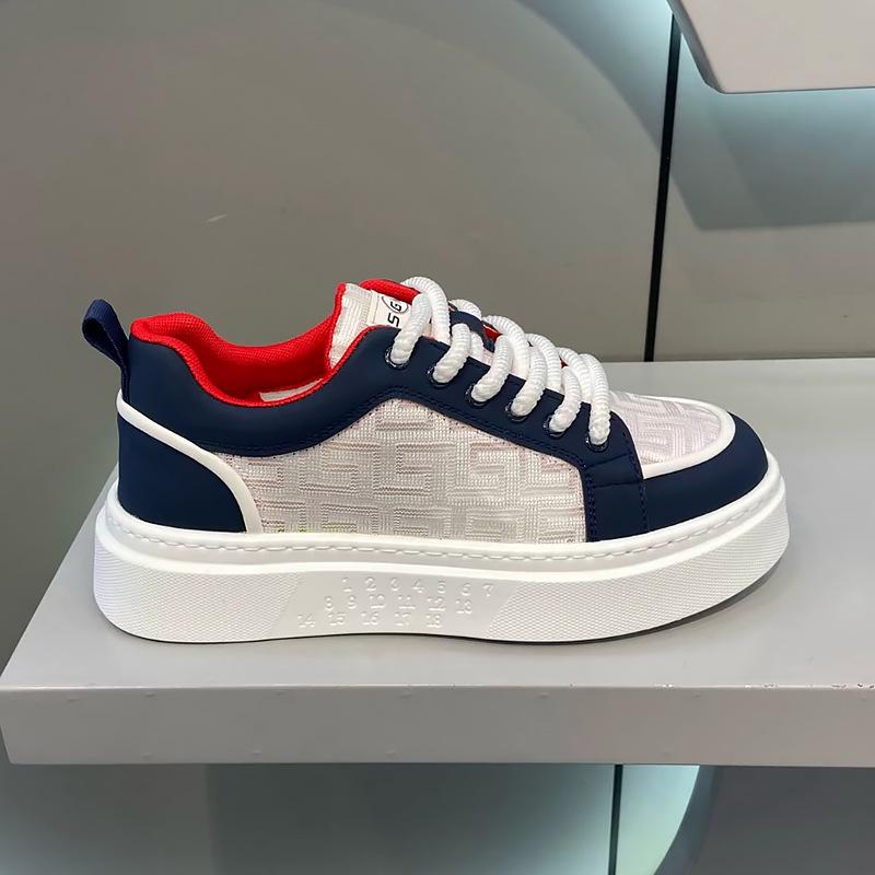 Frühling neue Lederfläche atmungsaktiv Low-Top Boardingschuhe weiche Sohle bequem einfarbig Sport Freizeit ok