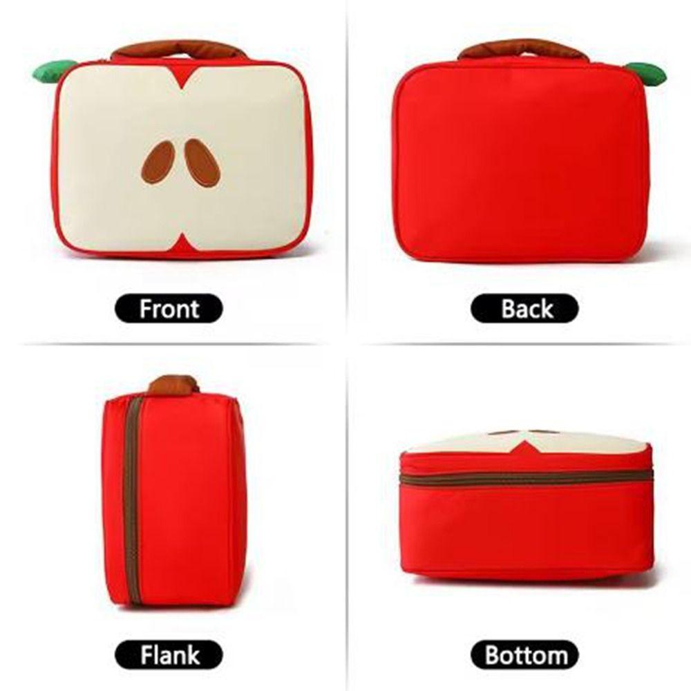 Cartoon Fruit Pattern Makeup Bag Large Capacity Toiletry Storage Pouch Cosmetic Storage Bag  Travel