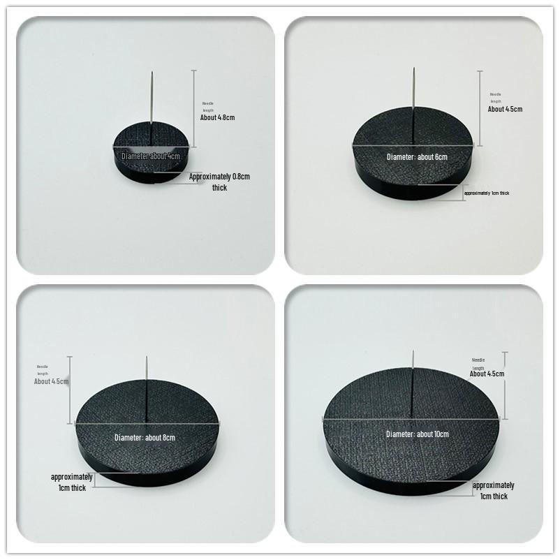 Ручная вязаная крючком кукла с подставкой Diameter 4cm, Thickness 0.8cm