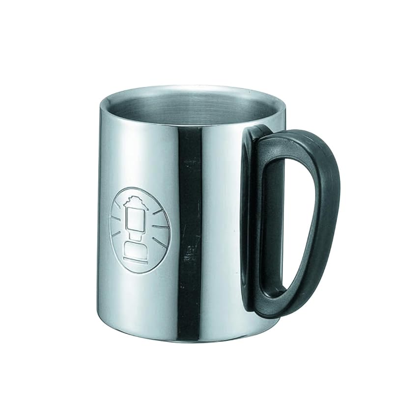 Coleman Double Stainless Steel Mug, 300cc, Stainless Steel Double-Layer Construction, Camping