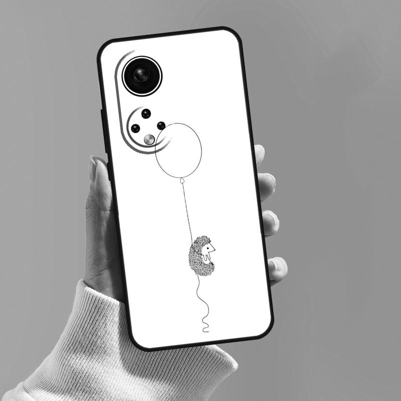 

Hedgehog and Balloon Case For Honor Magic 5 6 7 8 Pro 200 400 Lite 50 70 90 Win RT X8c X8b X9a X9b X9c X9d Cover Honor Magic8 Pro