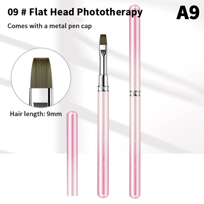 

1 шт. Градієнтна металева ручка Пензлик для манікюру Трикутний Малюнок Малювання Лінія Ручка Лайнер Інструменти для французького манікюру