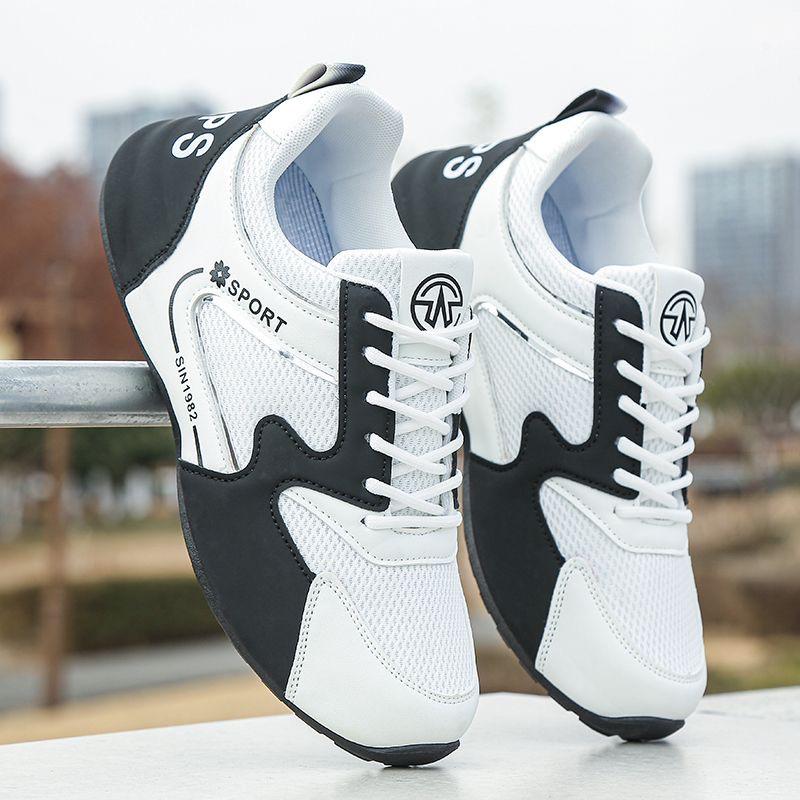 Brand Discontinued Men's Mesh Breathable Non-Slip Sports Shoes - Trendy High-End Casual and Running Shoes for Spring and Autumn