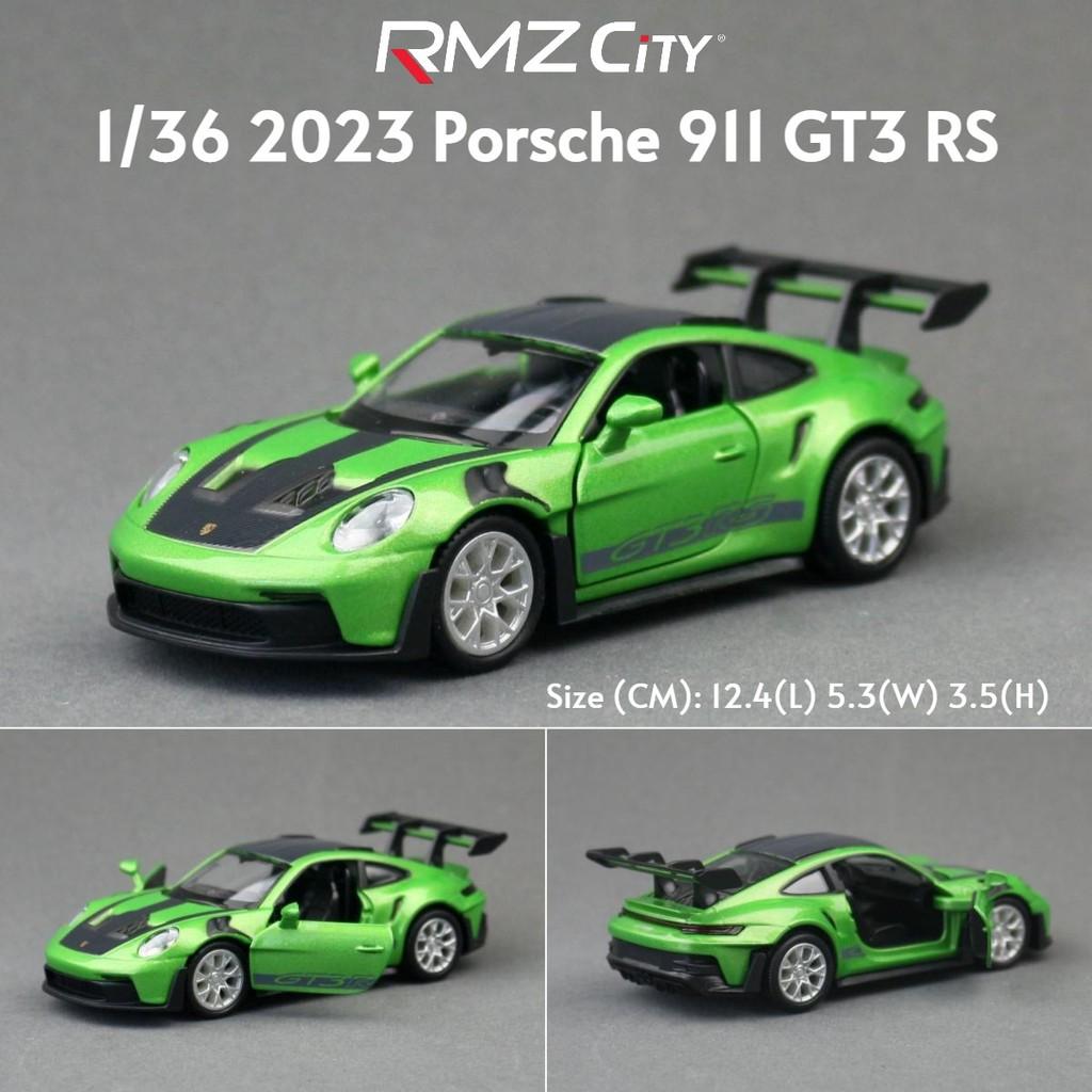 Porsche 911 Gt3 Rs Alloy Car Model With Inertia Control For Kids Collectors