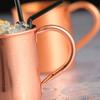 410Ml 100% Copper Moscow Mule Mug Cocktail Wine Cup Hammered Coppery Beer Mugs Coffee Mug Milk Cup Bar Cup Drinkware Durable