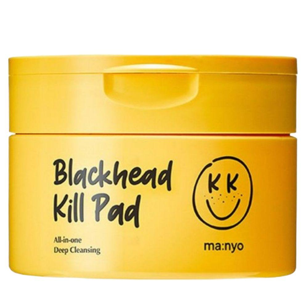 

Manyo Factory Очищающее масло для удаления черных точек Kill Pads Глубоко очищающее от кожного сала 200 мл 50 пэдов