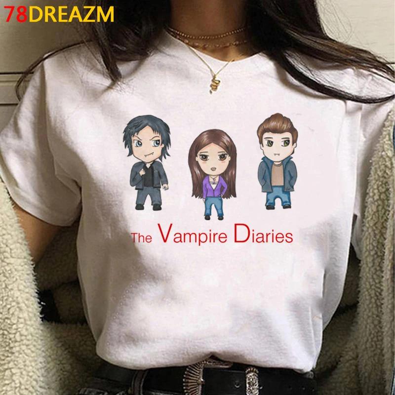 The Vampire Diaries TV Inspired T-Shirt the Vampire Diaries t shirt ulzzang casual aesthetic t shirt top tees Unisex T-Shirt