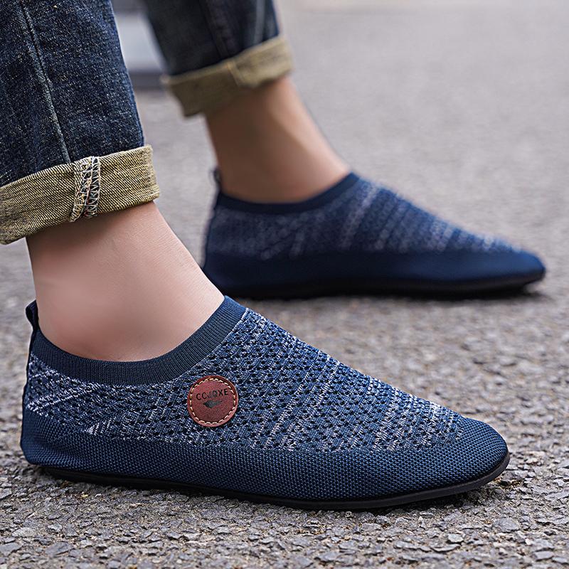 MAEDEF Men's Shoes Breathable Loafers Men Shoes Lightweight Home Bedroom Slippers for Men Comfortable Walking Shoes