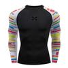 Men's Compression Gym Wear Swim T Shirt Wholesale Men Gym Wear Slim Fit Rash Guard Compression T Shirt
