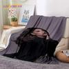 3D Ariana Grande Katze Ari Sänger Weiche Decken, Warme Kuscheldecke Bequeme Decke für Picknick Betten Sofa Zuhause Schlafzimmer Geschenk