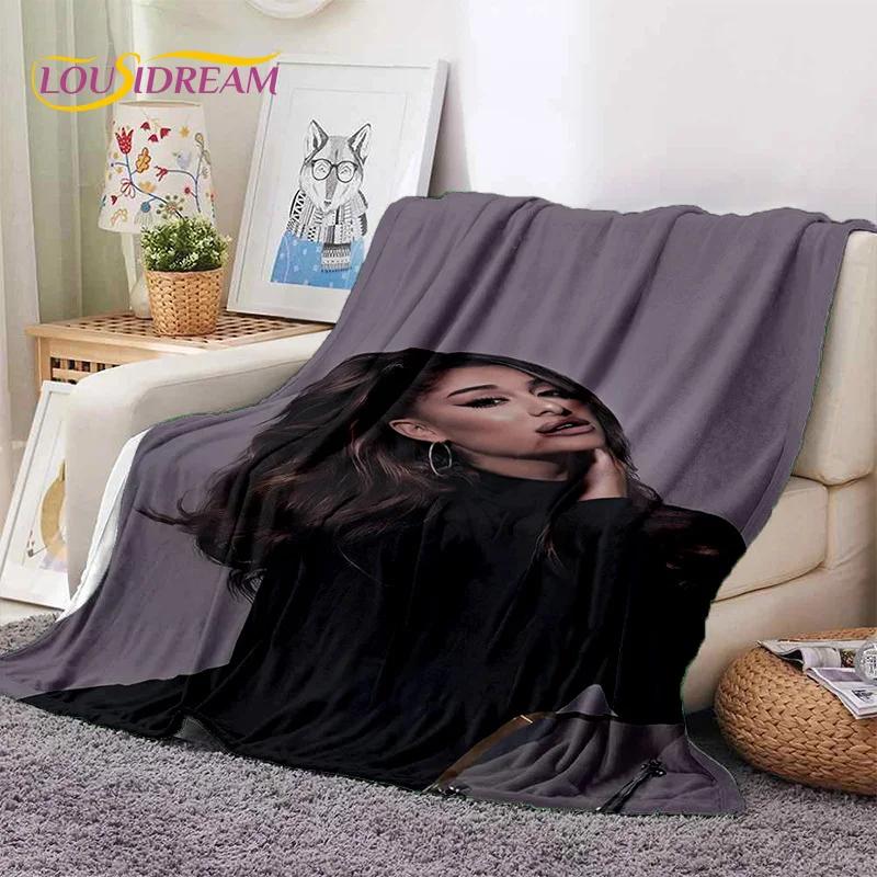 3D Ariana Grande Katze Ari Sänger Weiche Decken, Warme Kuscheldecke Bequeme Decke für Picknick Betten Sofa Zuhause Schlafzimmer Geschenk