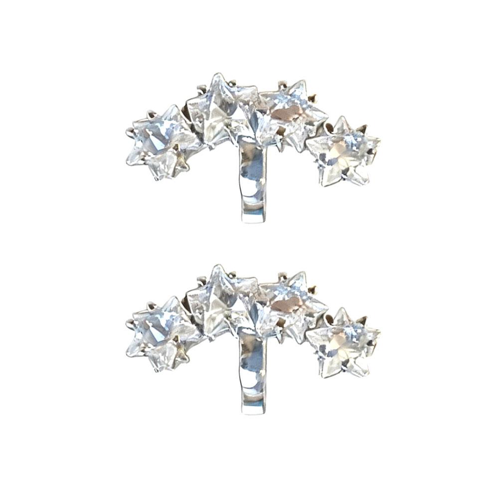 

2 шт. Маленькая Звезда Наушники Стразы Пряжка Съемный Bluetooth Гарнитура Клип Изысканное DIY Украшение Аксессуар для Наушников