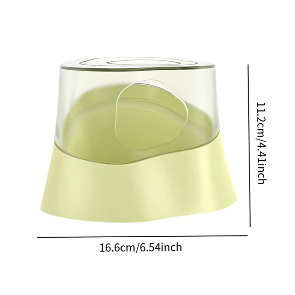 Pet Hamster Toilet Small Stump Bathroom Bath House Sauna Sandpit Bath Sand Basin Hamster Sand Bath Toilet for Ferret Hedgehog