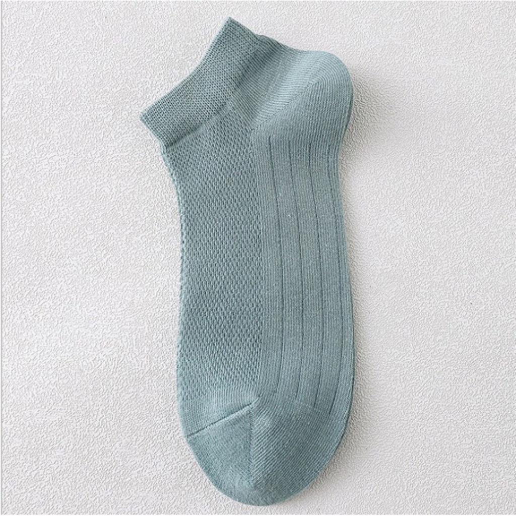 Men Breathable Mesh Athletic Low Cut Socks Lightweight Moisture Wicking Thin Sports Ankle Socks for Daily Wear
