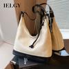 High-End Retro Bag Trendy Fashion One-Shoulder Texture Messenger Bag