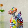 Classic Colorful Graffiti Balloon Dog Ornaments European Creative Home Decoration Sample Room Decoration