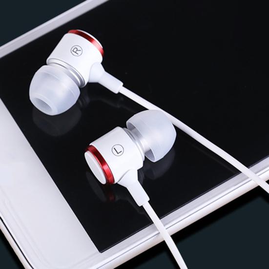 Fone de Ouvido com Fio Ruído Fone de Ouvido Plugue de 3,5 mm Cancelamento Intra-auricular Transmissão Estável Headset com Fio