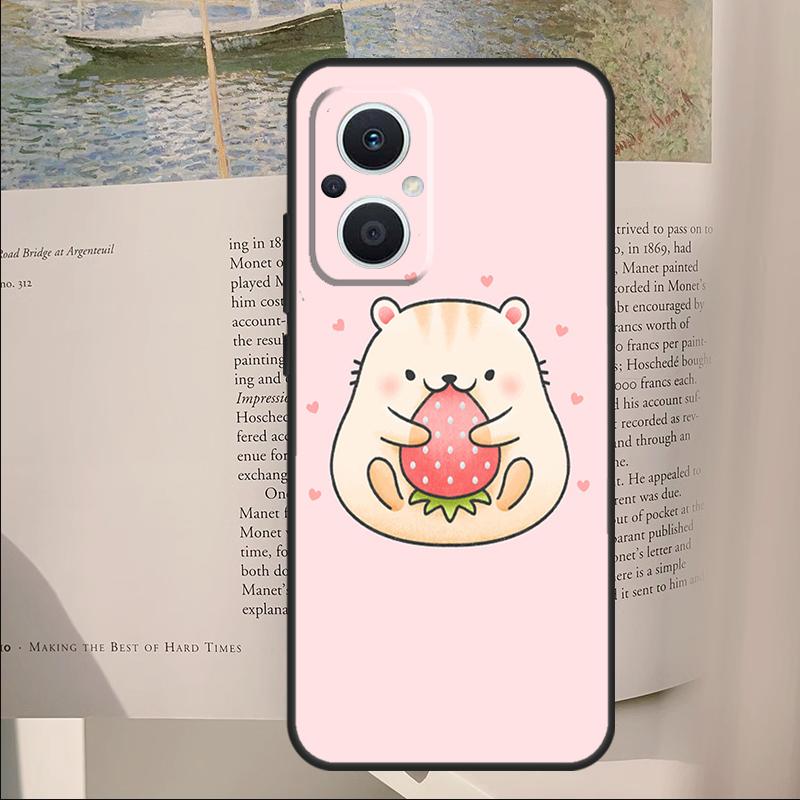 

Rabbit mouse Hamster Cover For OPPO Reno 14 13 11 10 Pro 12F 11F 13F 14F 7 8 Lite OPPO Find X6 X5 X8 X9 Pro Case OPPO Reno7 Lite