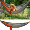 Camping Hammock Portable Hammock with Tie Rope Widened Hanging Swing for Indoor Outdoor Camping Silver Gray Orange Swing Hammock