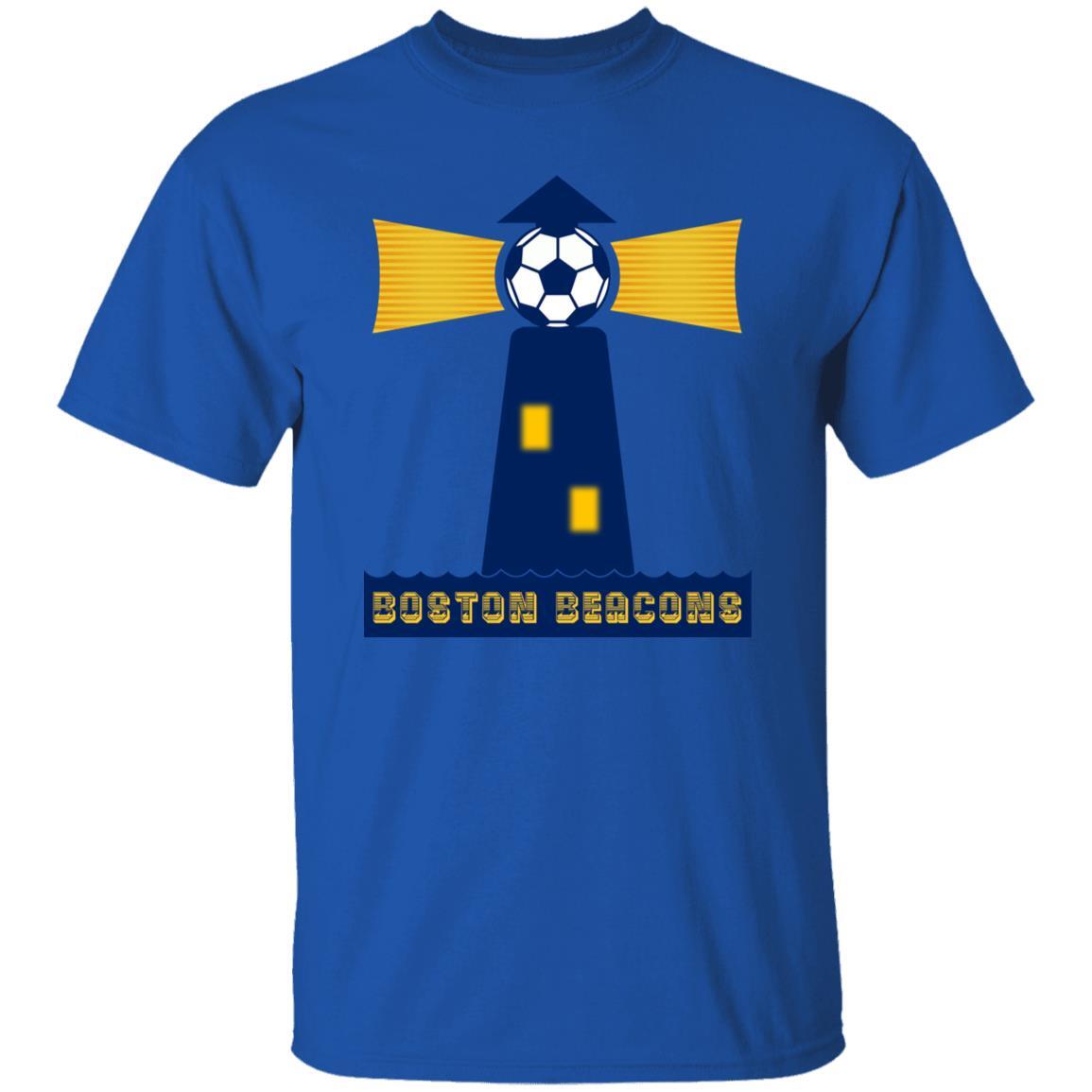 Boston Beacons T-shirt Classic NASL Soccer 4XL