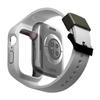Uniq Monos 2In1 Apple Watch Strap+ Case Series 4/5/6/7/8/9/Se/Se2 44/45Mm. Grey/Chalk Grey