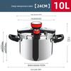 OLOEY 10L Stainless Steel Pressure Cooker