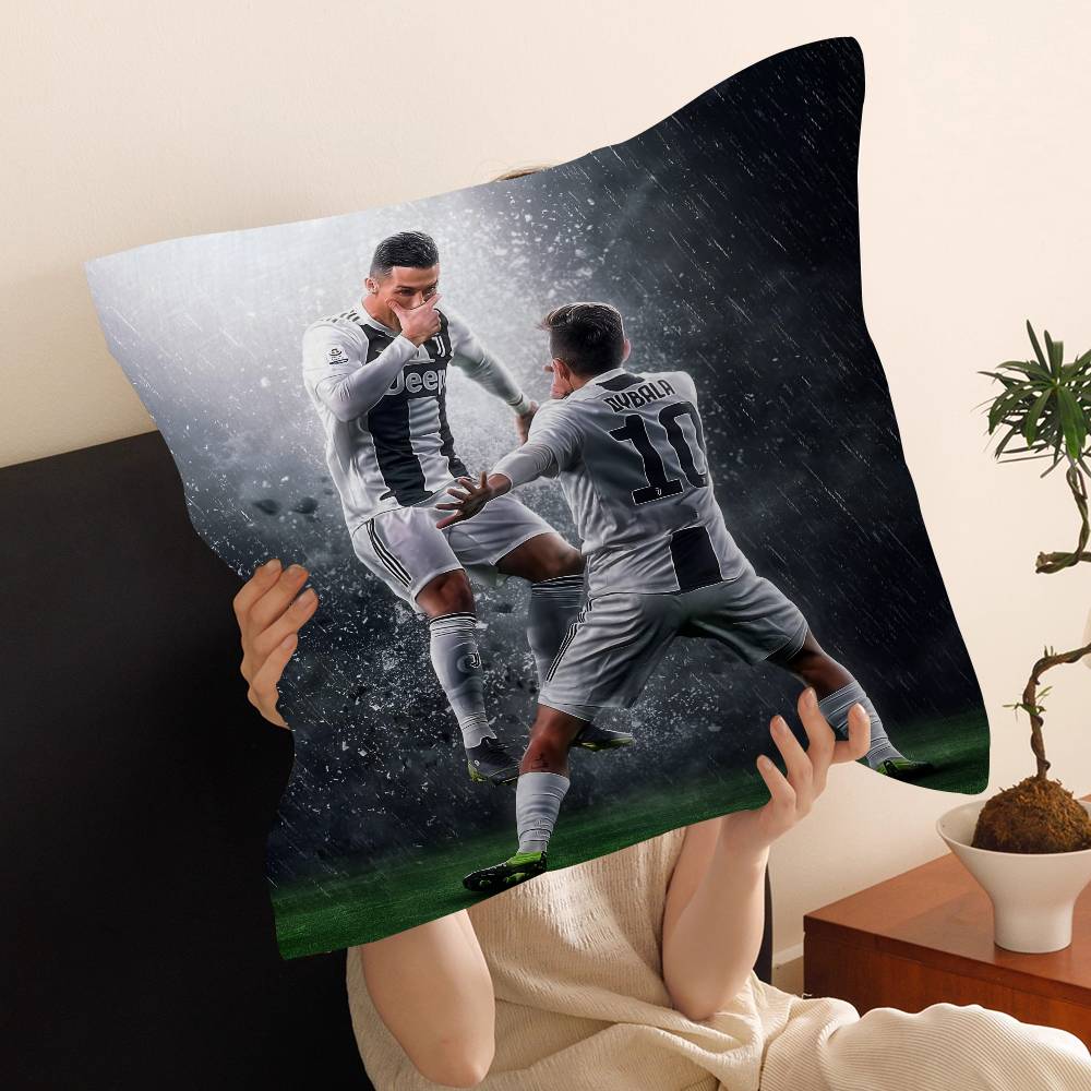 Football Star Number Personalized Pillow Cover Kids Bedroom Wild Party Decor Pillowcase kid Birthday shower Gift