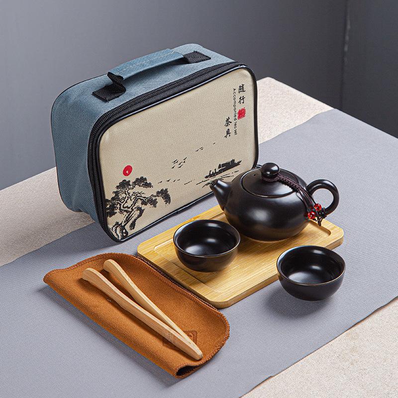 Dingyao Kung Fu čajová souprava Cestovní čajová souprava Dárky pro událost výroční schůze Svátek poloviny podzimu
