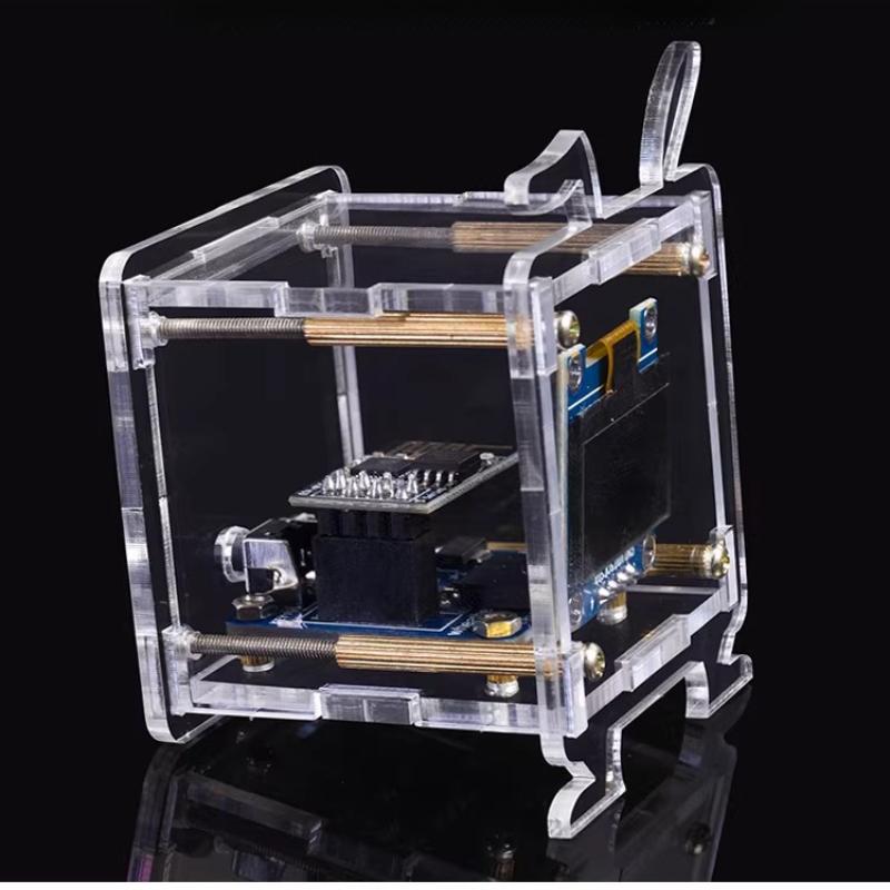 Mini Desk Clock Kit Weather Forecast Wi-Fi Connected Table Clock Part Temperature Gauge Electronic Watch DIY Welding Ornament