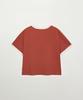 Seteo (W) Arch Logo Ringer Short Sleeve T-Shirt Red