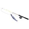 Plastic Simulation Telescopic Pet Cat Funny Teaser Dangler Rod Stick with   Catnip Interactive Training Toy