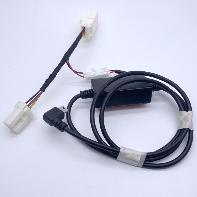 Applicable to Pentium B30 B50 Reading Light Power Plug Driving Recorder Lossless Power-Taking 12V to 5 Step-down Wire Plug+Micro Right Bend Third Generation Step-Down