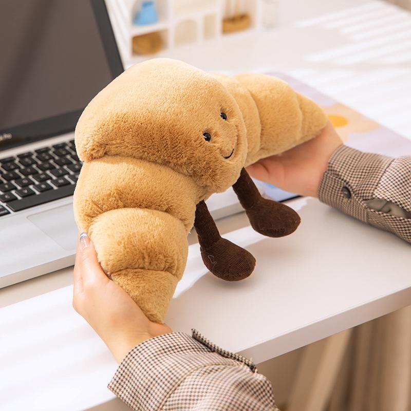 Borsa Croissant Burrito Baguette Giocattolo Bambola Pane Carino Peluche Bambola Bambola Regalo per Bambini Durevole di Alta Qualità