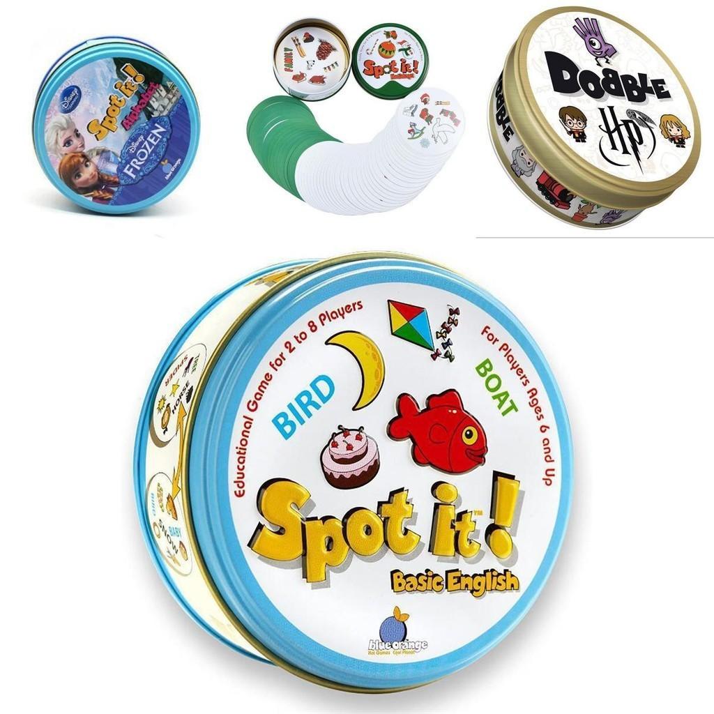 Dobble Spot It Spielkarten für fesselnden Familienspaß und schnelle visuelle Herausforderungen
