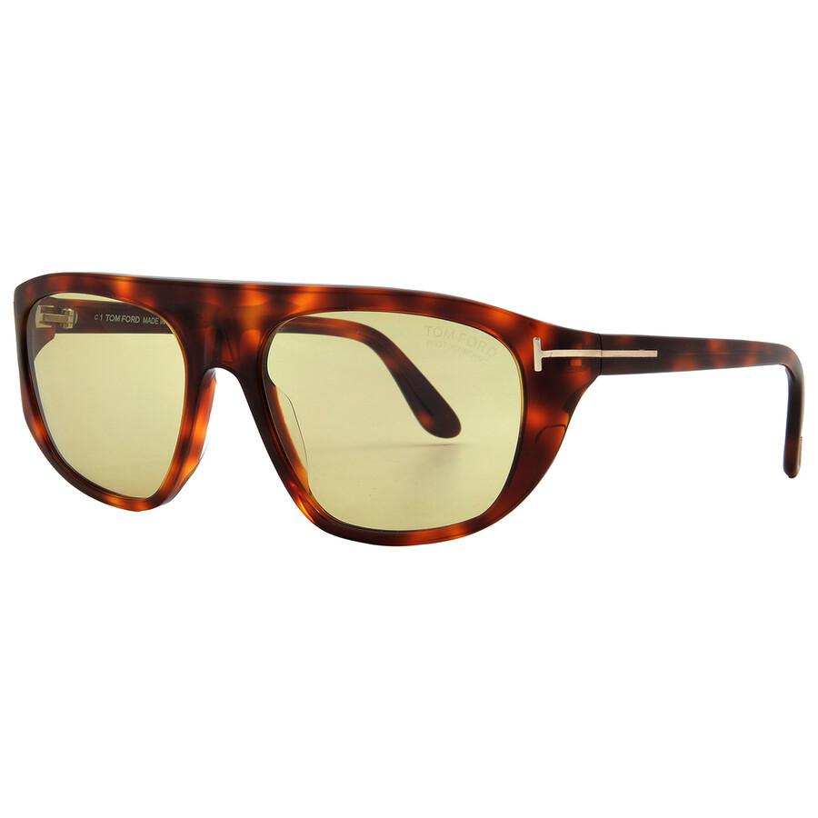 Tom Ford Edward Amber MaSk Men S SunglaSSeS Ft1002 53e 58