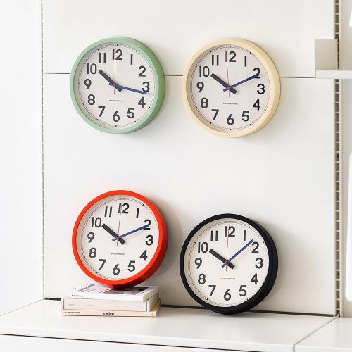 [BRUNCH BROTHER] BRUNCH BROTHER Mid-Century Wall Clock Black