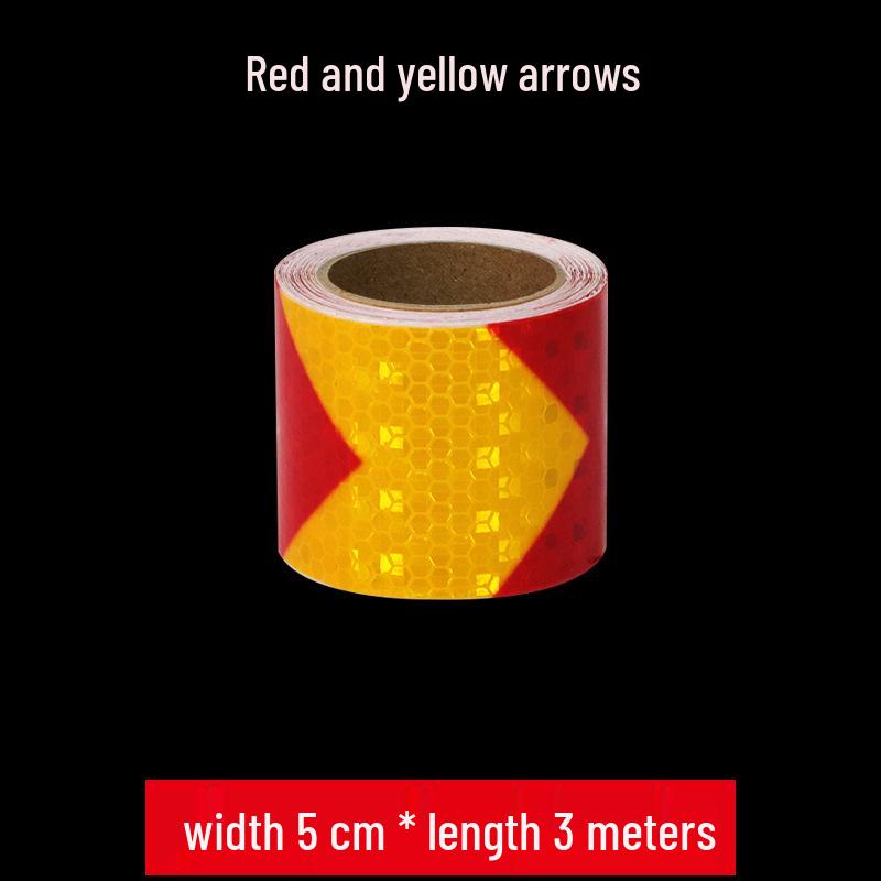 Набор из 10 широких светоотражающих светящихся стрелок для ночных бамперов автомобилей и грузовиков