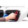///MSport 3-Color Grille ert Trims For 16-19 BMW X1 Sport Center Kidney Grill