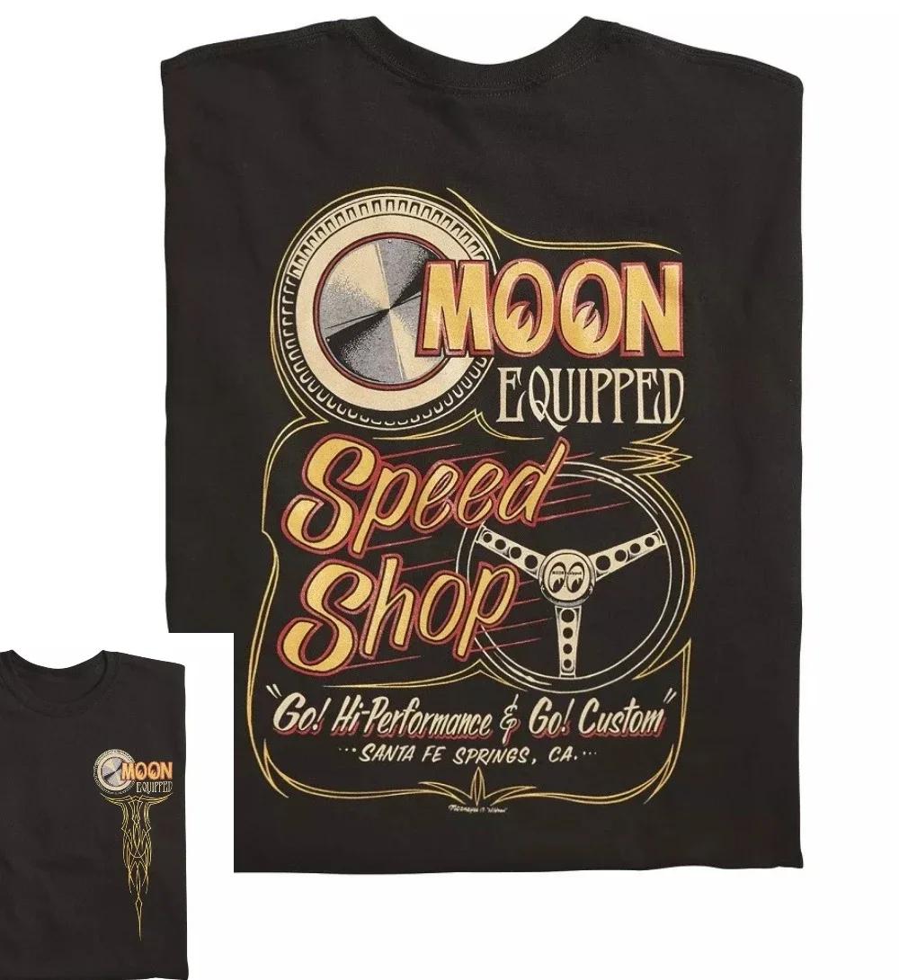 

Men Women Mooneyes Moon Wear 66 Years of Excellent T-shirts Classic Short-sleeved Men and Women with Printed Patterns Tee Tops S